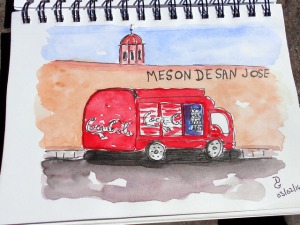 Meson de San José, sketch de Diane